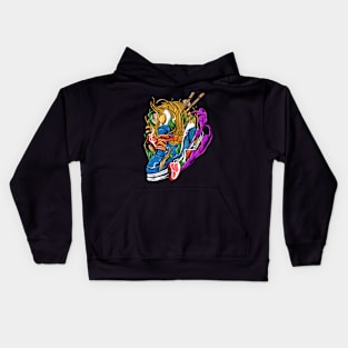Noodle With Shoes Kids Hoodie